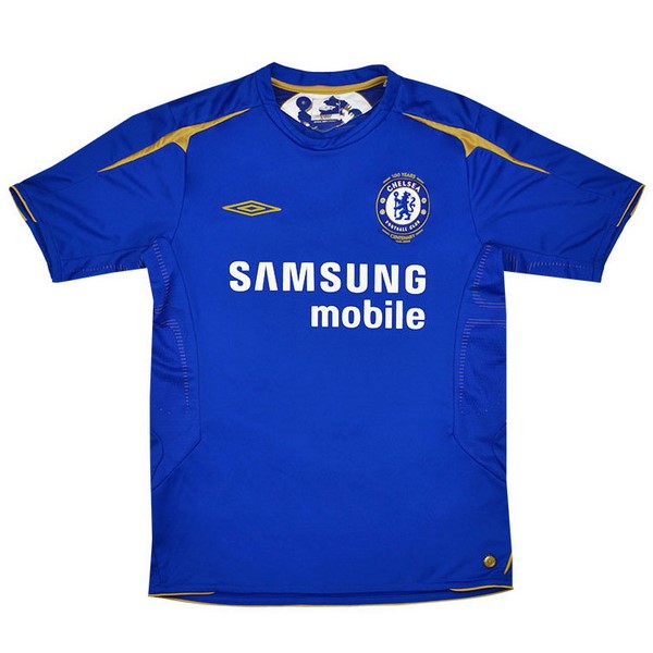 Camiseta Chelsea Replica Primera Ropa Retro 2005 2006 Azul